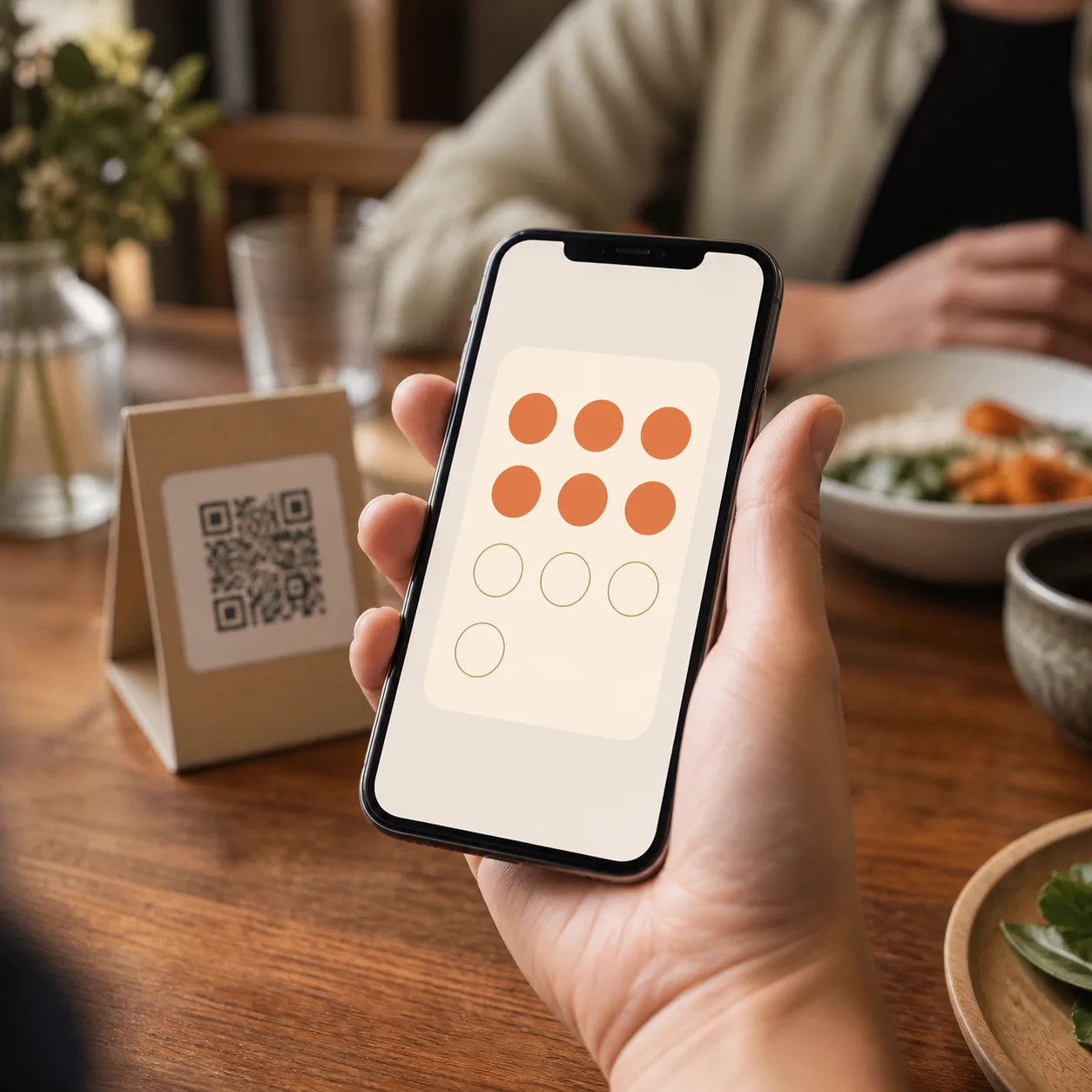 2. Customers scan and collect